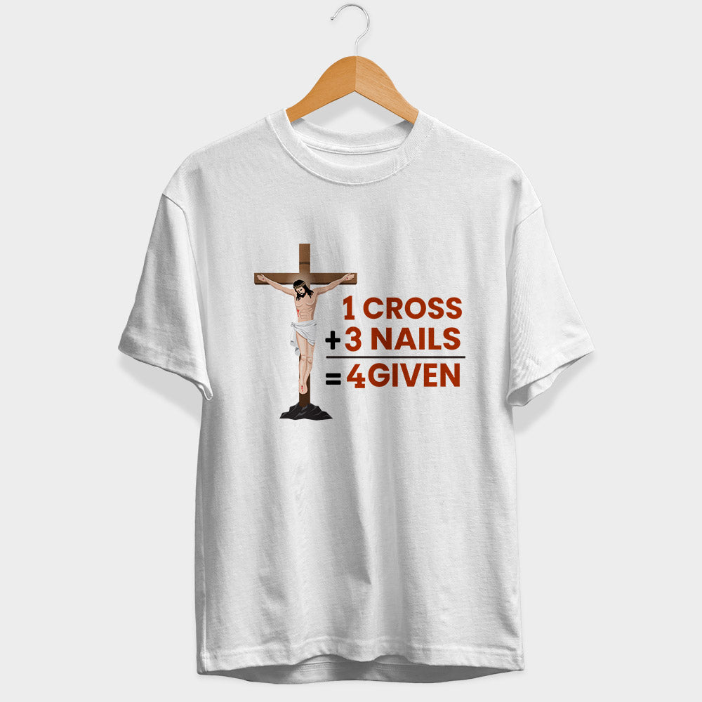 1 Cross 3 Nails 4 Given Sleeve T-Shirt