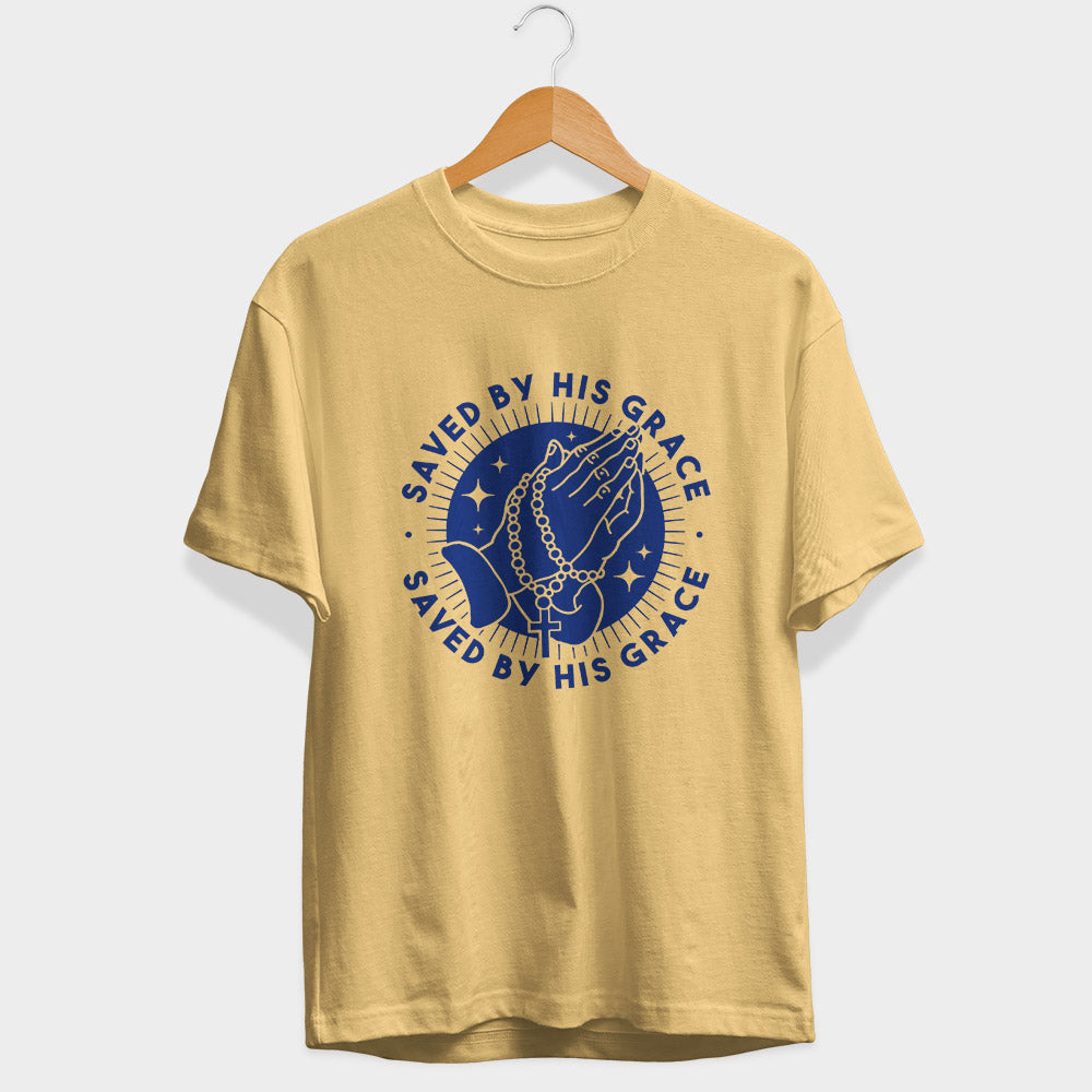 Saved By His Grace Half Sleeve T-Shirt