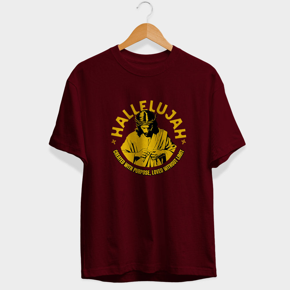 Hallelujah Half Sleeve T-Shirt
