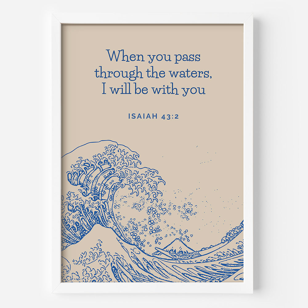 I Will Be With You Framed Poster