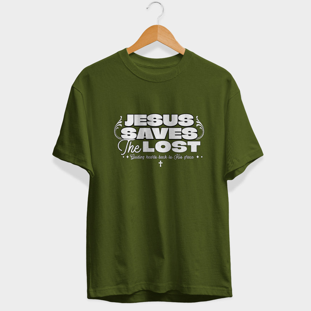 Jesus Saves The Lost Half Sleeve T-Shirt
