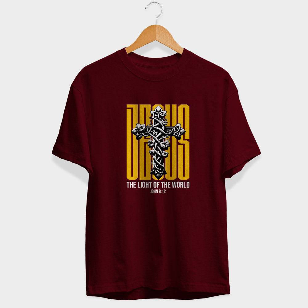 Jesus The Light Of The World Half Sleeve T-Shirt