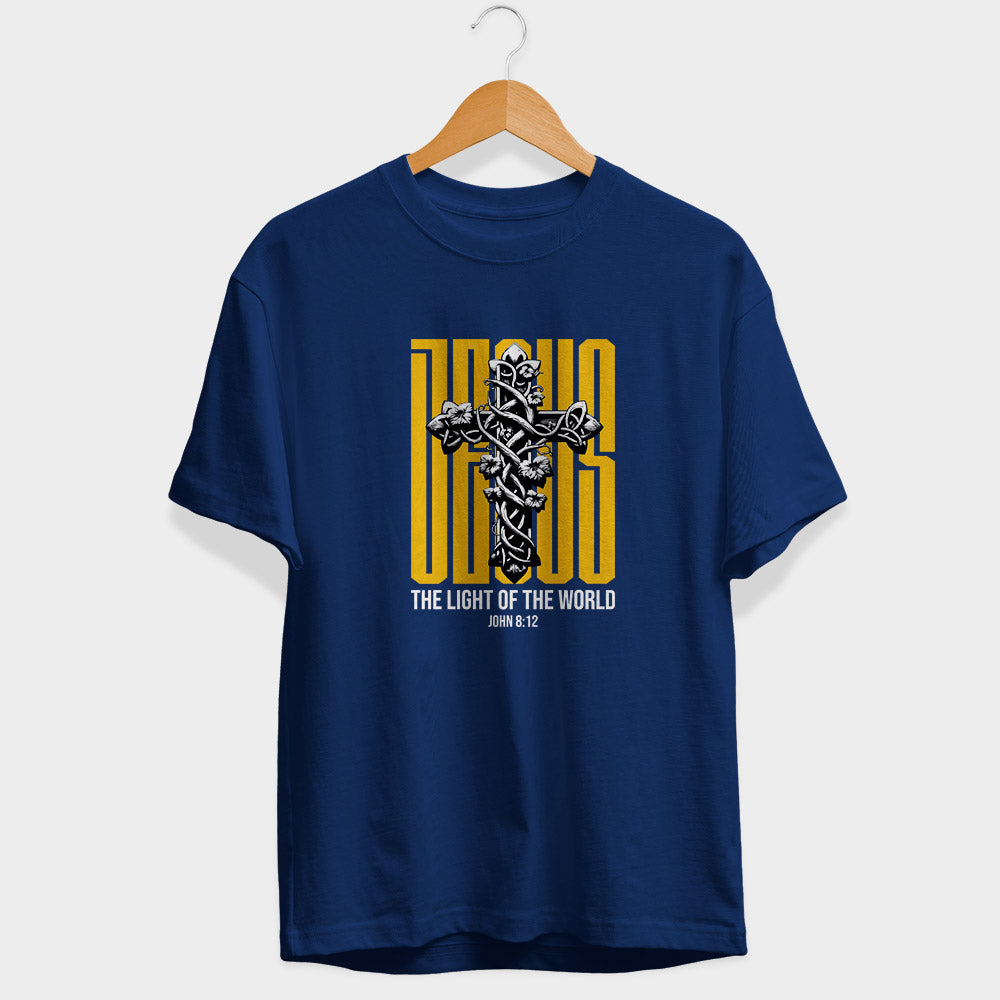 Jesus The Light Of The World Half Sleeve T-Shirt