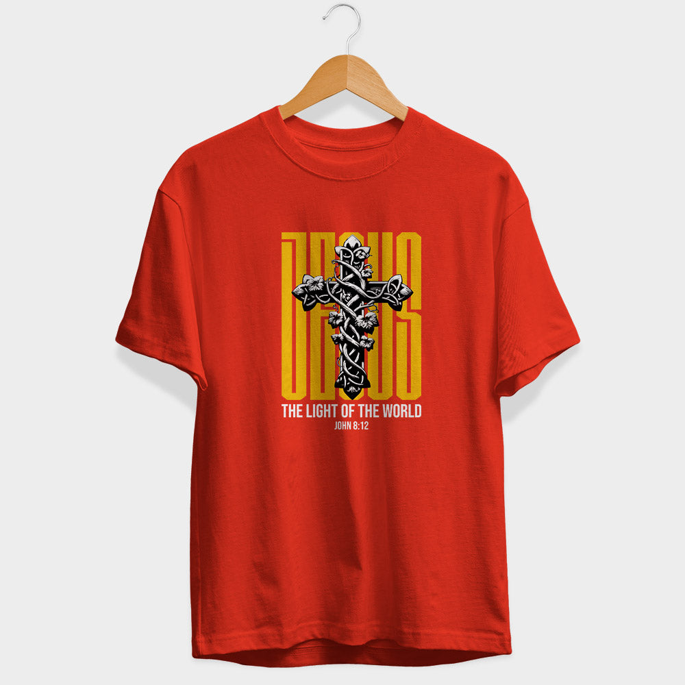 Jesus The Light Of The World Half Sleeve T-Shirt
