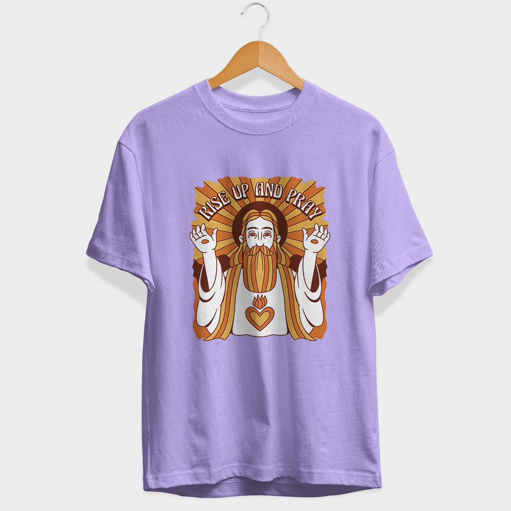 Rise Up And Pray Half Sleeve T-Shirt