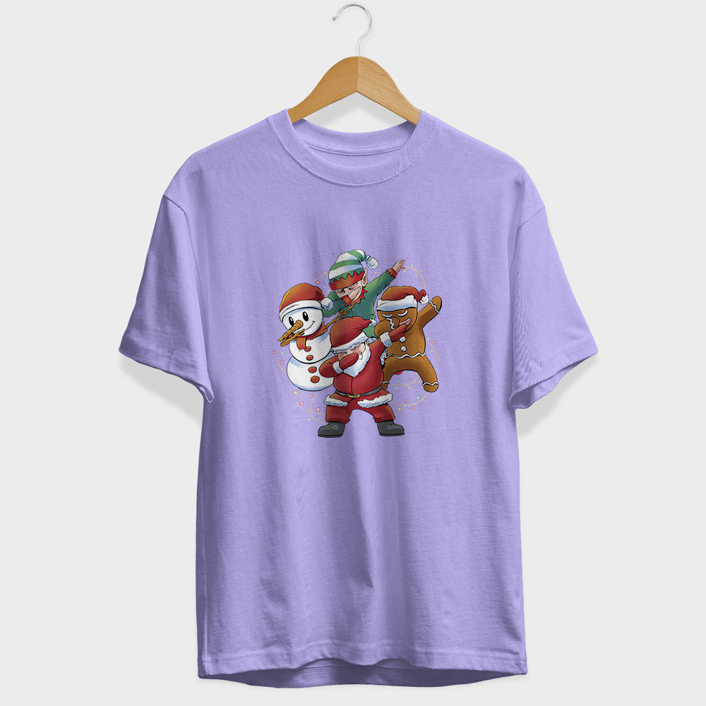 Santa And Friends Half Sleeve T-Shirt