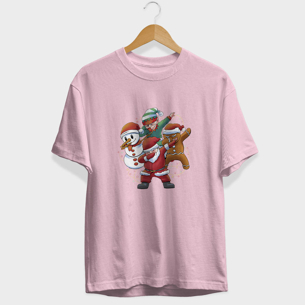 Santa And Friends Half Sleeve T-Shirt