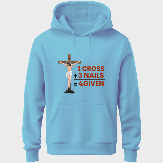 1 Cross 3 Nails 4 Given Unisex Hoodie