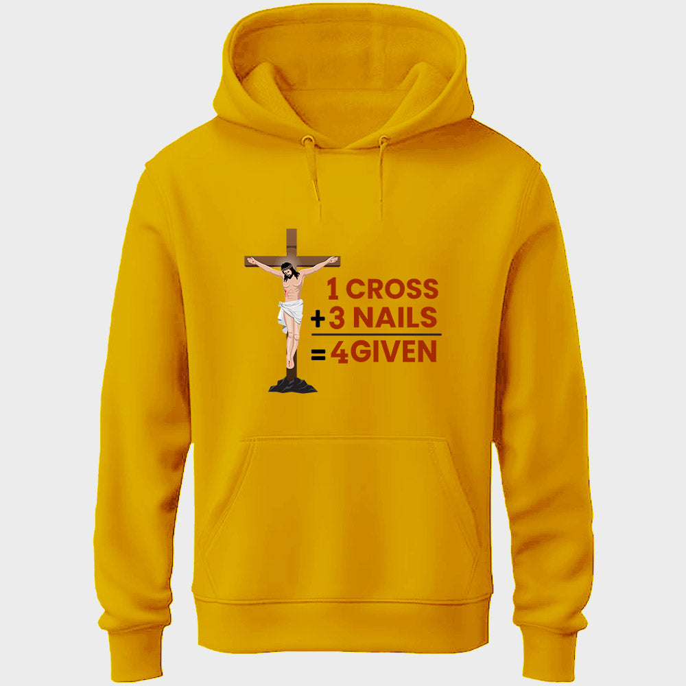 1 Cross 3 Nails 4 Given Unisex Hoodie
