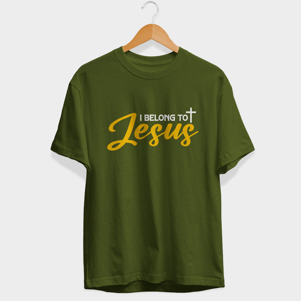 I Belong To Jesus Half Sleeve T Shirt Divine Faith