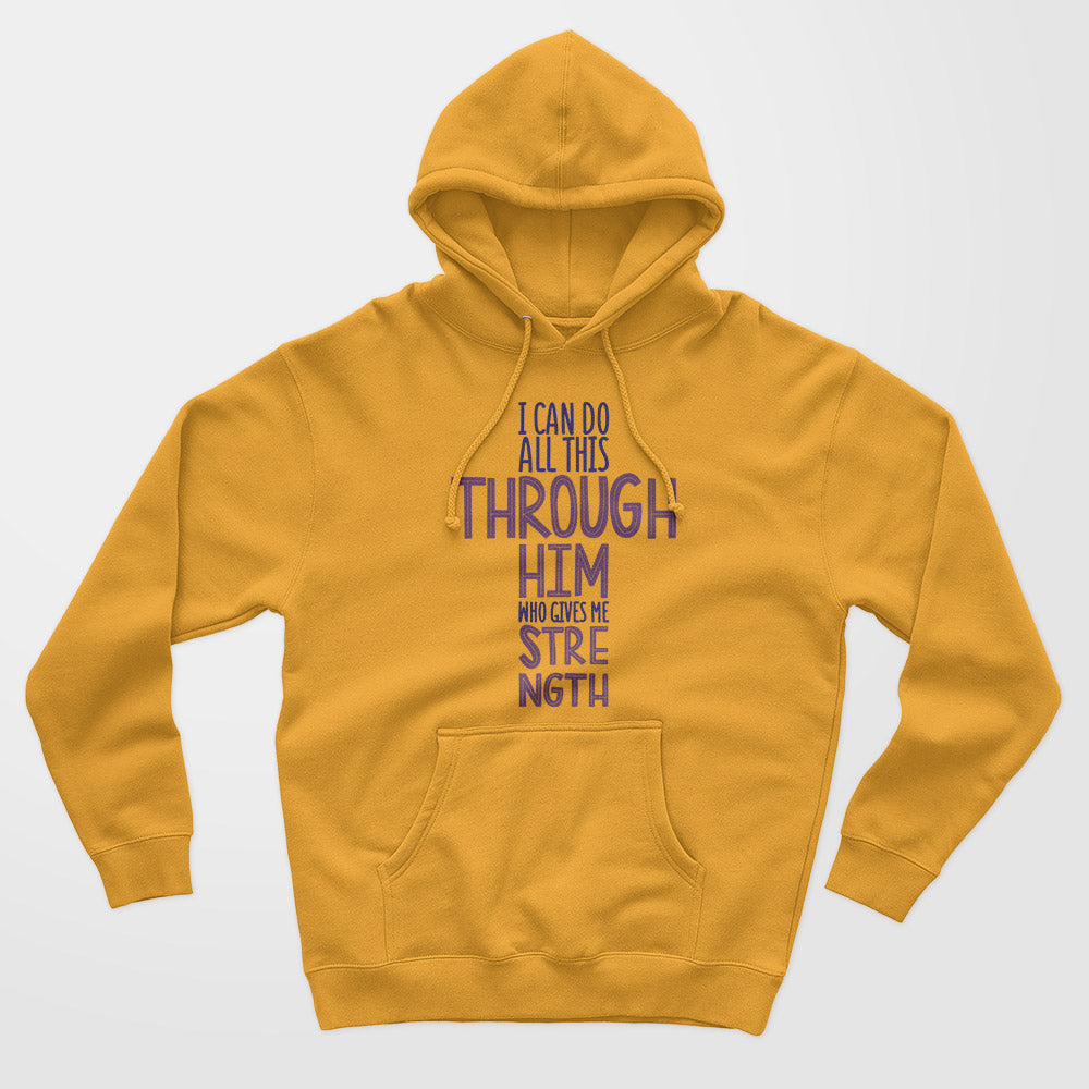 Gives Me Strength Unisex Hoodie