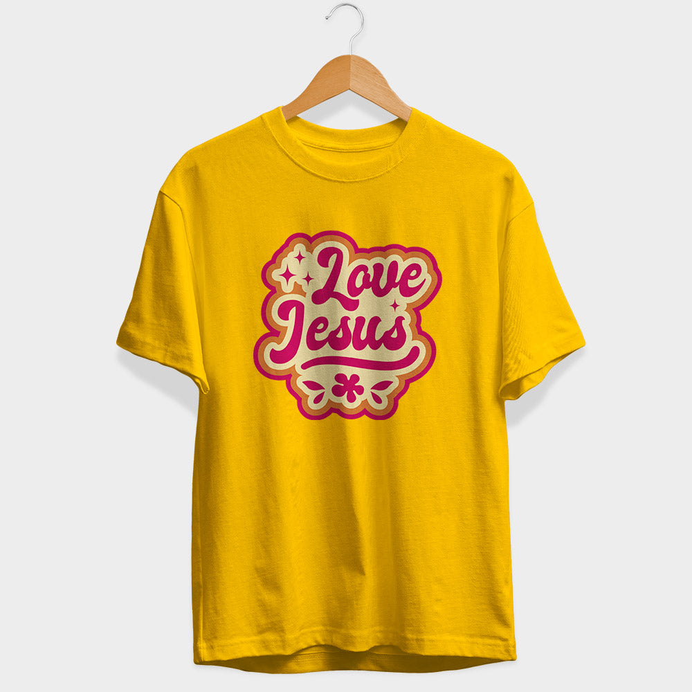 Love Jesus Half Sleeve T-Shirt