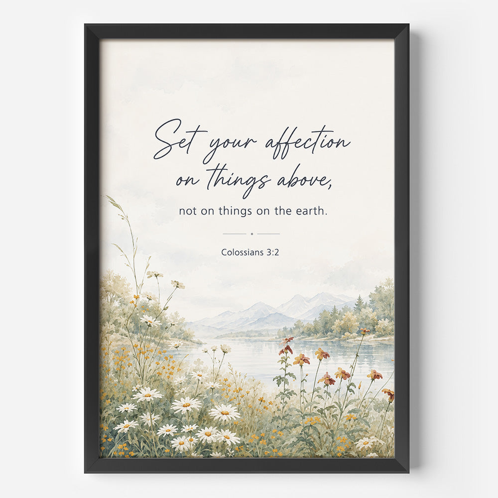 Affection On Things Above Framed Poster