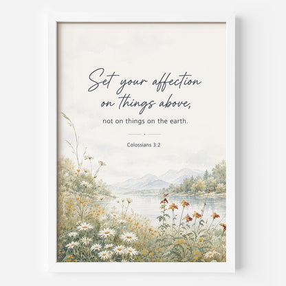Affection On Things Above Framed Poster