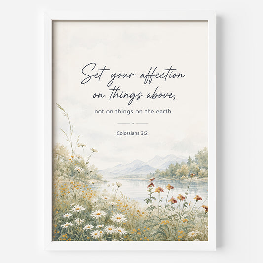 Affection On Things Above Framed Poster