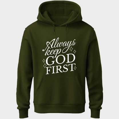 Always Keep God First Unisex Hoodie