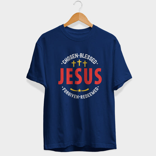 Jesus Blessed Half Sleeve T-Shirt
