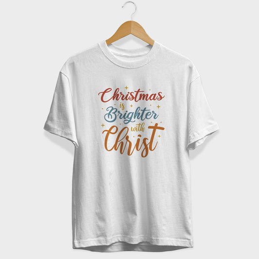 Brighter With Christ Half Sleeve T-Shirt