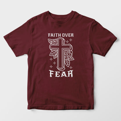 Faith Over Fear Kids T-Shirt