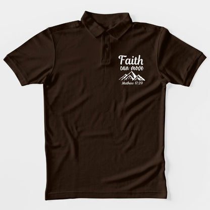 Faith Can Move Polo T-Shirt