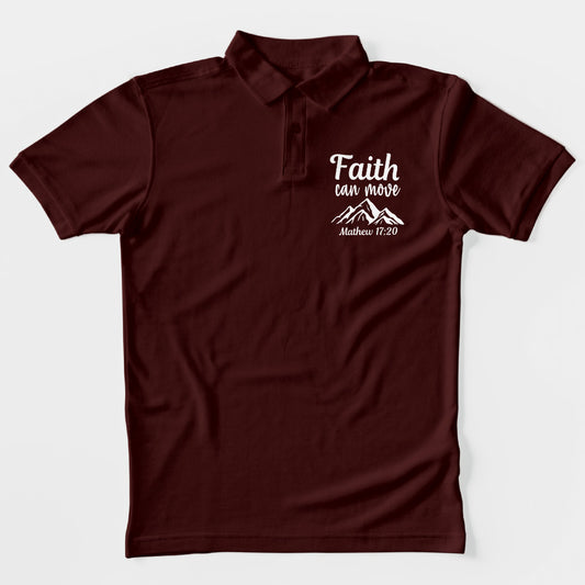 Faith Can Move Polo T-Shirt