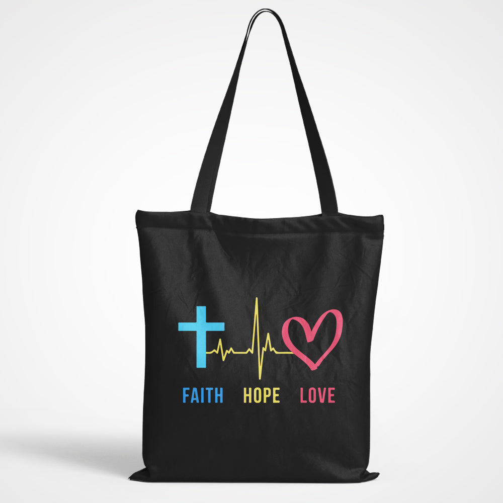Faith Hope Love Tote Bag
