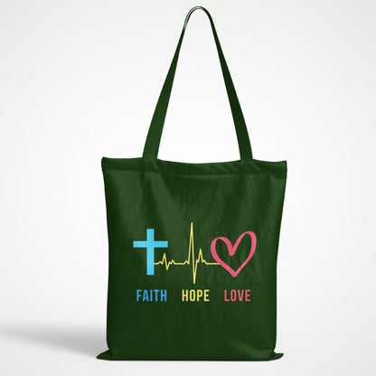Faith Hope Love Tote Bag