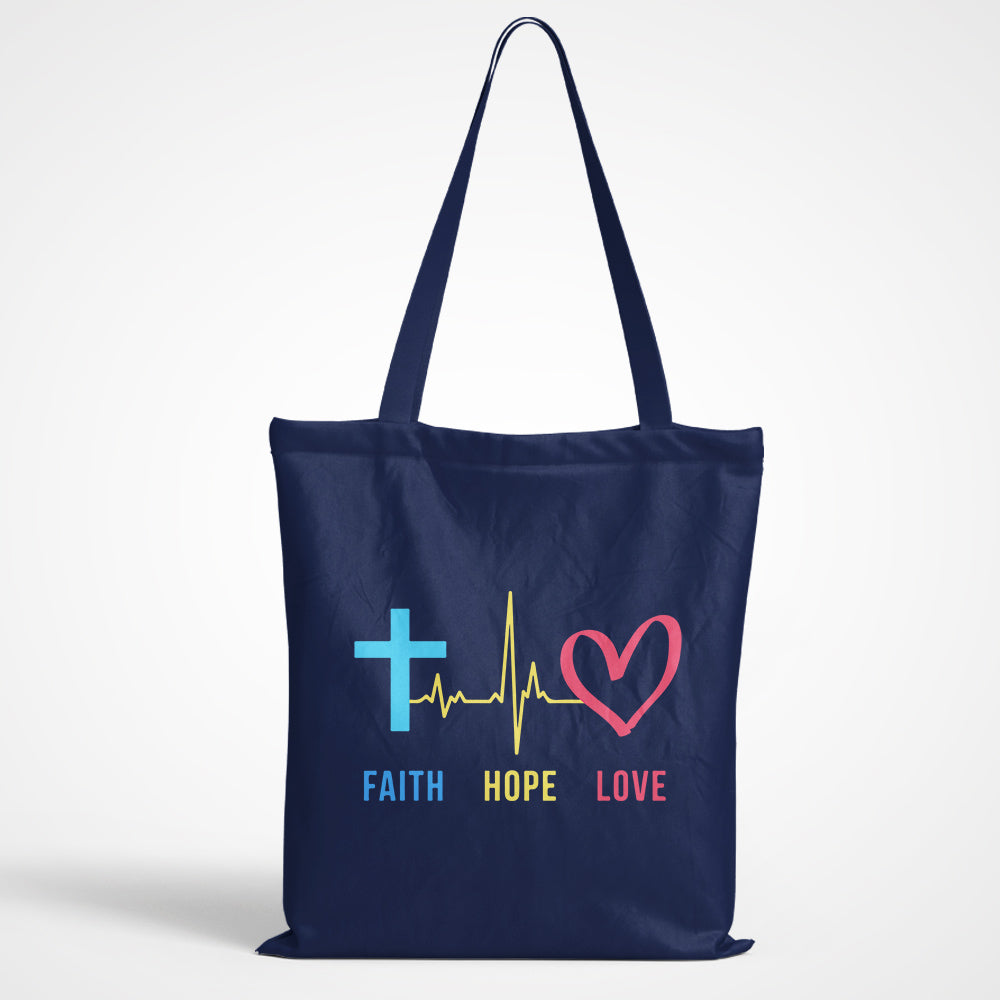 Faith Hope Love Tote Bag