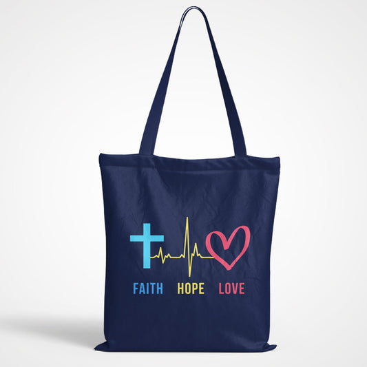 Faith Hope Love Tote Bag