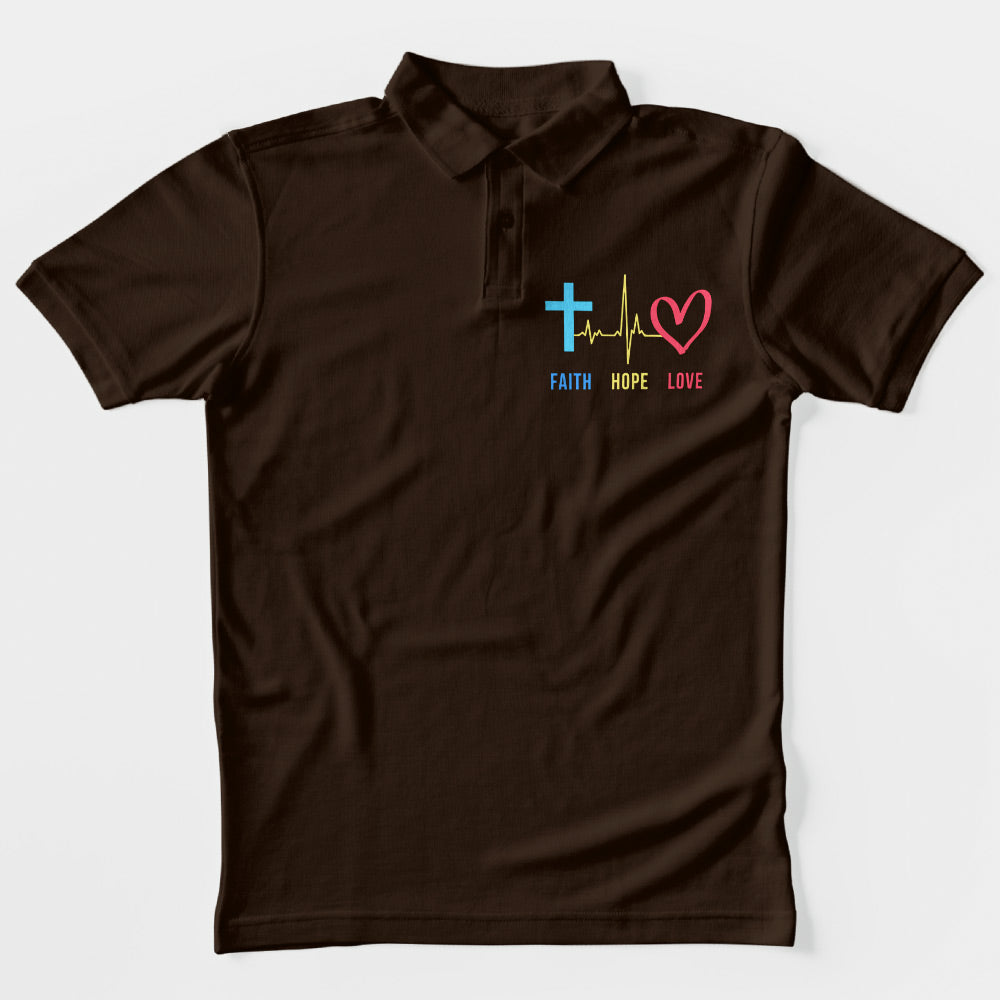 Faith Hope Love Polo T-Shirt