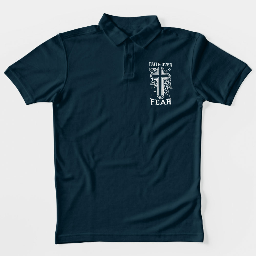 Faith Over Fear Polo T-Shirt