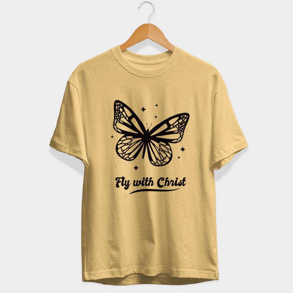 Fly With Christ Half Sleeve T-Shirt