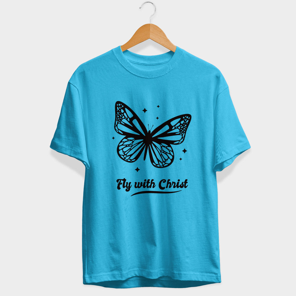 Fly With Christ Half Sleeve T-Shirt