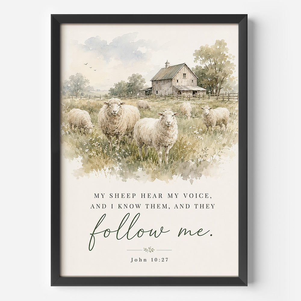 Follow Me Framed Poster