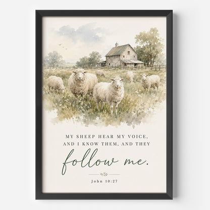 Follow Me Framed Poster