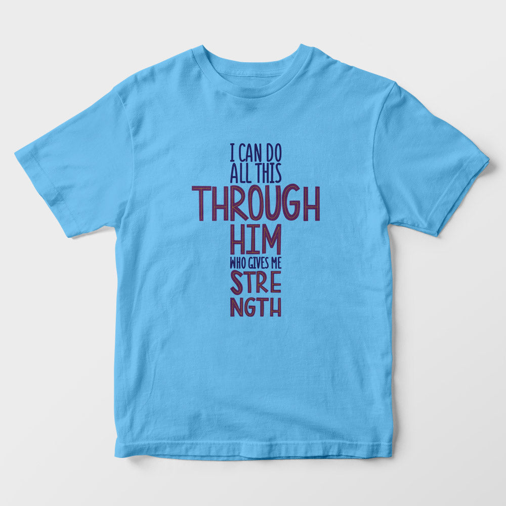 Gives Me Strength Kids T-Shirt