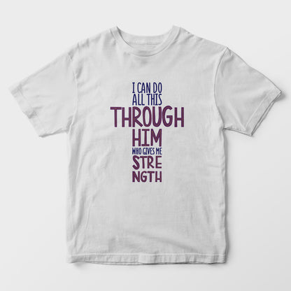 Gives Me Strength Kids T-Shirt