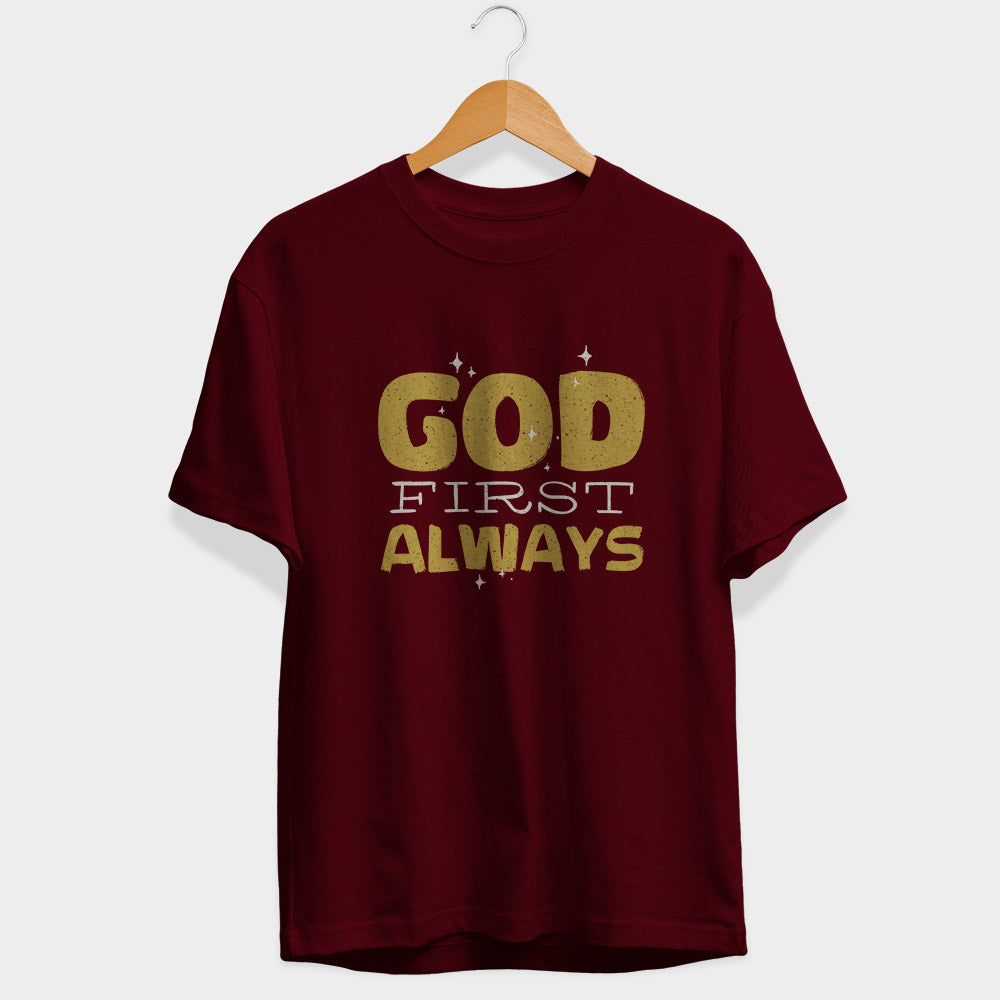 God First Always Half Sleeve T-Shirt