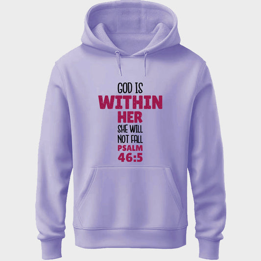 God Is Within Her Unisex Hoodie