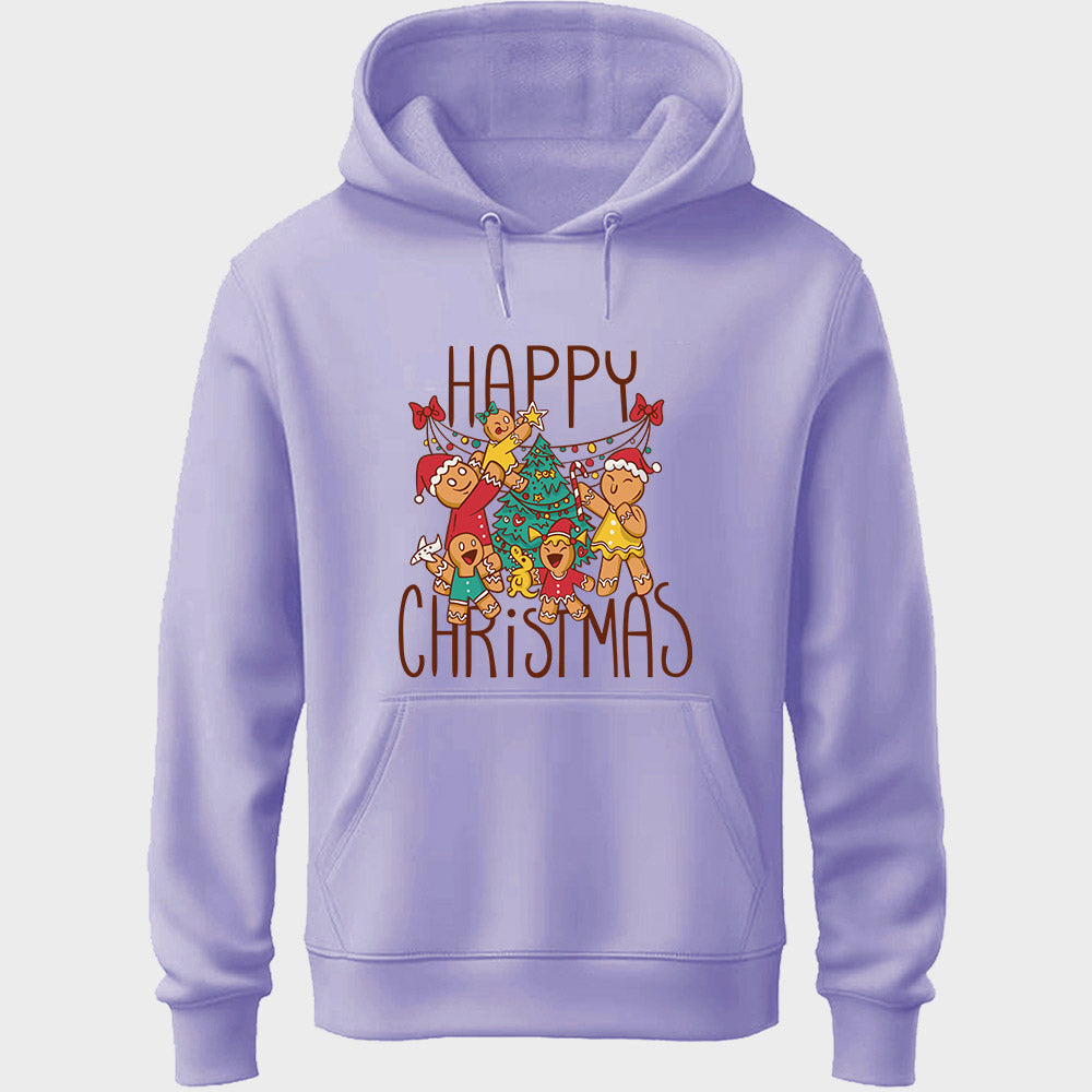 Happy Christmas Tree Unisex Hoodie