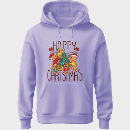 Happy Christmas Tree Unisex Hoodie