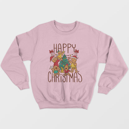 Happy Christmas Tree Unisex Sweatshirt