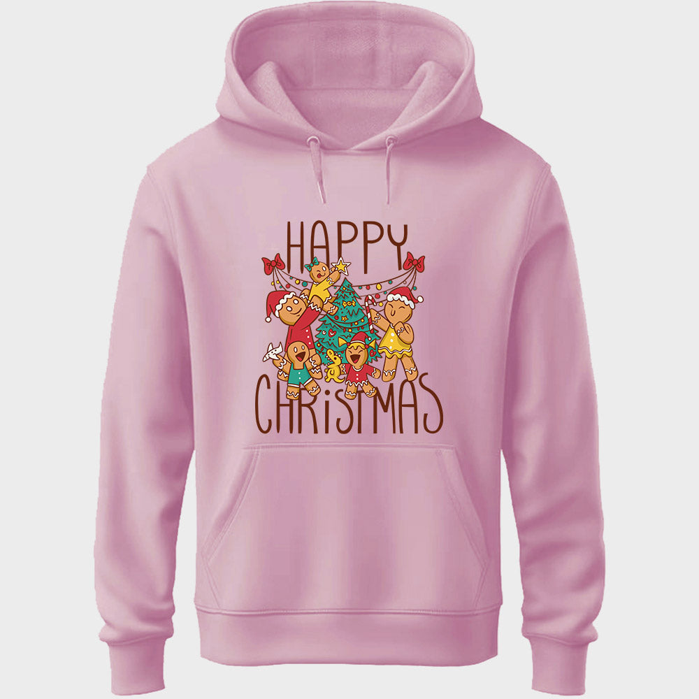 Happy Christmas Tree Unisex Hoodie