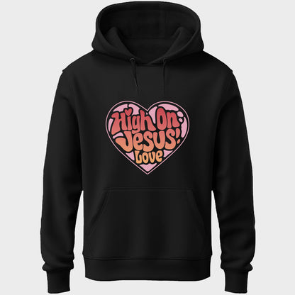 High On Jesus Love Unisex Hoodie
