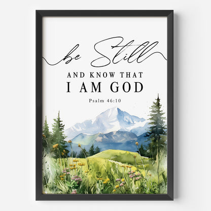I Am God Framed Poster