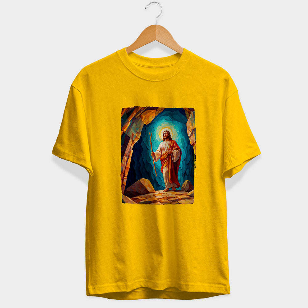 Jesus Portrait Half Sleeve T-Shirt