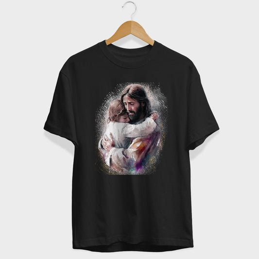 Jesus & Child Half Sleeve T-Shirt