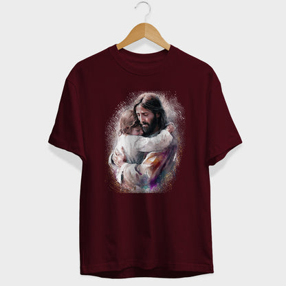 Jesus & Child Half Sleeve T-Shirt