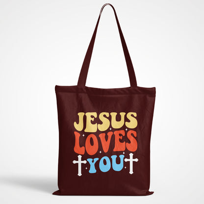 Jesus Loves You Tote Bag