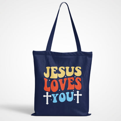 Jesus Loves You Tote Bag